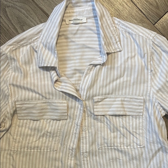 Striped Button-Up Shirt - Picture 2 of 8